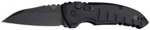 Hogue 24106 A01 2.75" Folding Wharncliffe Plain Black Cerakote 154CM SS Blade/Matte Black Aluminum Handle - 131 Hogue 24106 A01 2.75" Folding Wharncliffe Plain Black Cerakote 154CM SS Blade/Matte Black Aluminum Handle - 131