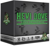 Hevishot Hevi-Dove 20 Gauge 2.75" 7/8 oz 8 Round 25Bx/10Cs - 92008 Hevishot Hevi-Dove 20 Gauge 2.75" 7/8 oz 8 Round 25Bx/10Cs - 92008