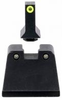 Trijicon Suppressor/Optic Height Sights- For Glock Slim Frame Black Green Tritium Yellow Outline Front Sight Green - GL243C601143 Trijicon Suppressor/Optic Height Sights- For Glock Slim Frame Black Green Tritium Yellow Outline Front Sight Green - GL243C601143