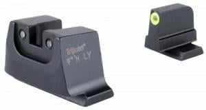 Trijicon SA240C601149 Suppressor/Optic Height Sights-M&P C.O.R.E Black Green Tritium Yellow Outline Front Sight Green - 171