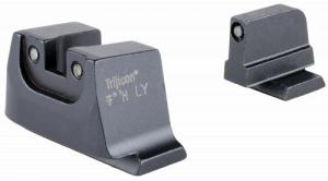 Trijicon Suppressor/Optic Height Sights-M&P C.O.R.E Black Green Tritium Black Outline Front Sight Green Tritium Bla - SA240C601150