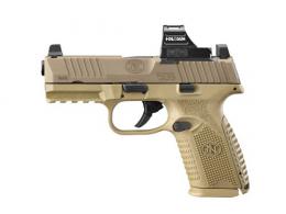 FN 509M MRD w/Optic, 9mm Luger 4" Barrel, Flat Dark Earth, Picatinny Rail, Holosun 407C Red Dot, 24 Rounds - 66101932