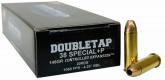 DoubleTap Ammunition .38 Special, 148 grain, Jacket Hollow Point, 20 Per Box - 38SP148CE