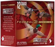 Federal Ultra Steel 12 Gauge, 3", 1 1/4 oz, 25 Per Box - PWUX14224 Federal Ultra Steel 12 Gauge, 3", 1 1/4 oz, 25 Per Box - PWUX14224