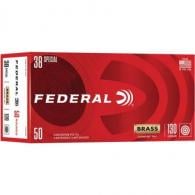 Federal Champion Handgun Ammunition .38 Spl 130gr FMJ 890 fps 50/ct - C38130A