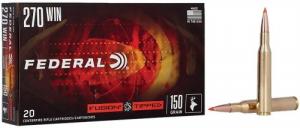Federal Fusion 270Win 150gr Bonded Soft Point 20 Per Box/10 Case - F270TFS2