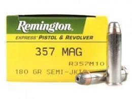 Remington Ammunition R20220 357 Mag 180 gr Jacketed Hollow Point 20 Per Box/ 10 Case - 2