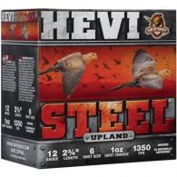 HEVI-Shot Hevi Steel Upland 12 Gauge Ammo 2.75" 1oz #6 25rd box - 390