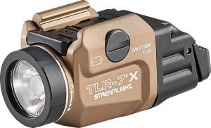 Streamlight TLR-7 X USB Flat Dark Earth 500 Lumens White LED - 69456 Streamlight TLR-7 X USB Flat Dark Earth 500 Lumens White LED - 69456
