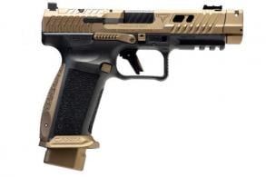 Canik TTI Combat 9mm 4.6" Optic Cut Slide, Bronze Cerakote, 21+1