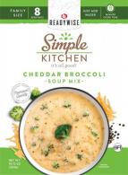 ReadyWise Simple Kitchen Cheddar Broccoli Soup 8 Servings Per Pouch, 6 Per Case