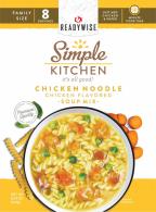 ReadyWise Simple Kitchen Chicken Noodle Soup 8 Servings Per Pouch, 6 Per Case