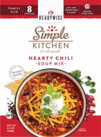 ReadyWise Simple Kitchen Hearty Chili 8 Servings Per Pouch, 6 Per Case - RWSK05064