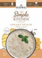 ReadyWise Simple Kitchen Creamy Potato Soup 8 Servings Per Pouch, 6 Per Case