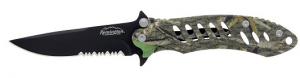 Remington Black Clip Point Blade Knife w/Mossy Oak Break-Up - 18208