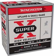 Winchester Ammo X12HV4 Super X High Velocity 12 Gauge 2.75" 4 Shot 25 Per Box/ 10 Case - X12HV4 Winchester Ammo X12HV4 Super X High Velocity 12 Gauge 2.75" 4 Shot 25 Per Box/ 10 Case - X12HV4