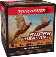 Winchester Super Pheasant 28 Gauge 3" 1 1/8 oz 5 Shot 25 Per Box - X283PH5 Winchester Super Pheasant 28 Gauge 3" 1 1/8 oz 5 Shot 25 Per Box - X283PH5