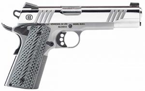 BERSA/TALON ARMAMENT LLC B1911 .45 ACP 8rd Magazine 5" Barrel Polished Stainless Steel with VZ Grips Night Sight - B19117050PMBG