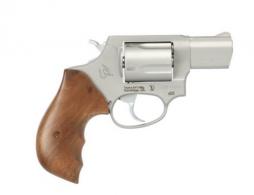 Taurus 605 Small Frame 357 Mag/38 Special +P 5rd 2" Matte Stainless Steel Barrel, Cylinder & Frame, Walnut Grips, Tran - 2605029TW