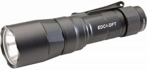 SureFire EDC1-DFT Black Anodized White LED 25/350/650 Lumens - EDC1DFTBK