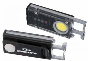 Cyclops CYC-FLSHCLIP Flash Clip Black 300 Lumens Red/Green/Purple/Blue - 220
