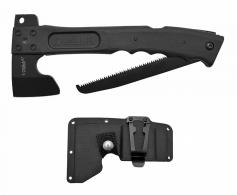 Camillus Camtrax 3-in-1 2.75" Titanium Coated Stainless Steel Blade, Black GFN Handle 12" OAL - 220