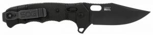 SOG Knives Seal XR Ti Folding Knife 3-9/10" Clip Point Blade Black - SOG12211357 SOG Knives Seal XR Ti Folding Knife 3-9/10" Clip Point Blade Black - SOG12211357