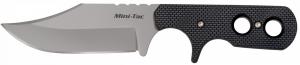 Cold Steel Mini Tac Bowie 3.63" Fixed Clip Point Plain Stonewashed SS Blade, 3.25" Griv-Ex Handle - CS49HCFZ Cold Steel Mini Tac Bowie 3.63" Fixed Clip Point Plain Stonewashed SS Blade, 3.25" Griv-Ex Handle - CS49HCFZ