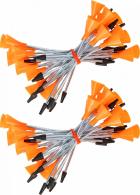Cold Steel Broadhead Darts Orange/Silver .625" Diameter 50 Pieces - CSB625M Cold Steel Broadhead Darts Orange/Silver .625" Diameter 50 Pieces - CSB625M