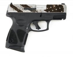 Taurus G3C 9mm USA Flag Serrated Steel Slide, 3.26" Barrel, 12 Rounds - 1G3C939US Taurus G3C 9mm USA Flag Serrated Steel Slide, 3.26" Barrel, 12 Rounds - 1G3C939US
