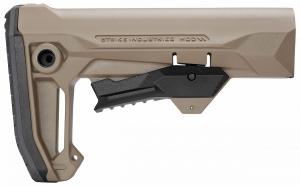 Strike Industries MOD2 Rifle Stock Flat Dark Earth Polymer Compatible w/ AR Style Buffer Tubes - STRIKEESMOD2FDE