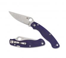 Spyderco Military 2 Cpm S110v Drk Blue - C36GPDBL2 Spyderco Military 2 Cpm S110v Drk Blue - C36GPDBL2