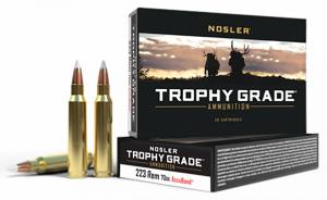 Nosler 61036 Match Grade 223 Rem 70 gr Soft Point 20 Per Box/ 20 Case - 172 Nosler 61036 Match Grade 223 Rem 70 gr Soft Point 20 Per Box/ 20 Case - 172