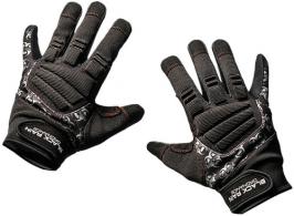 Black Rain Ordnance TACTGLOVEBLK/GRYM Tactical Gloves Black/Gray Medium Velcro - 907