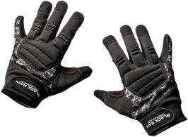 Black Rain Ordnance TACTGLOVEBLK/GRYL Tactical Gloves Black/Gray Large Velcro - 907