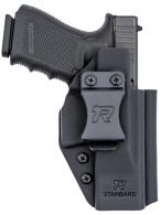 Rounded Gear RGUNVRSLSTNDRDBLK Universal Kydex IWB Black Kydex Belt Clip Fits Standard Sized Handguns Right Hand - 1239
