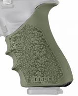 Hogue Handall Beavertail Grip Sleeve: For Glock 17, 18, 20, 21, 22, 24, 31, 34, 35, 37, 40, 41 (Gen 3-4), OD Green - 17031 Hogue Handall Beavertail Grip Sleeve: For Glock 17, 18, 20, 21, 22, 24, 31, 34, 35, 37, 40, 41 (Gen 3-4), OD Green - 17031