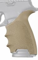 Hogue Sig Sauer P320 Full Size: Handall Beavertail Grip Sleeve, FDE - 17603 Hogue Sig Sauer P320 Full Size: Handall Beavertail Grip Sleeve, FDE - 17603