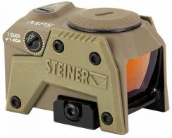 Steiner MPS Pistol Red Dot Sight 3.3 MOA Dot FDE - 8700MPSFDE
