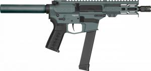 CMMG Inc. Banshee MKGS Black Nitride, Threaded Barrel, Charcoal Green - 99A890FCG