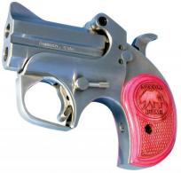 Bond Arms Mama Bear 357 Magnum/38 Special, 2.5" Barrel, Pink Wood, 2 Rounds - BAMB