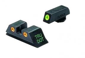Main product image for Meprolight Tru-Dot for Glock 17, 20, 21, 29, 30, 36, 41 Fixed Green Tritium Handgun Sights