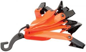 HME Trail Marking Orange Vinyl 3" Includes Heavy Duty Metal Clip 10 Pack - OTM-3