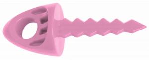 Targettack Llc Targettack Pink Polycarbonate Plastic 1" For Paper/Vinyl Targets 12 Pack - 1241