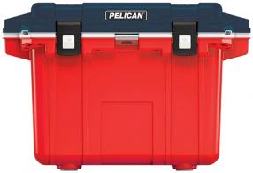 Pelican 30Q5REDBLUWHT Personal Cooler Elite Red/White/Blue Polypropylene 30 QT - 611