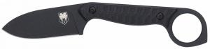 CobraTec Knives CTWLTBLK Wolfteeth EDC 2.75" Folding Drop Point Plain Black 14C28N Steel Blade, 4.25" Black Textured G10 Scales - 1001 CobraTec Knives CTWLTBLK Wolfteeth EDC 2.75" Folding Drop Point Plain Black 14C28N Steel Blade, 4.25" Black Textured G10 Scales - 1001
