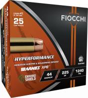 Fiocchi Hyperformance 44 Mag 225 gr XPB 25 Per Box/ 8 Case - 44MBA