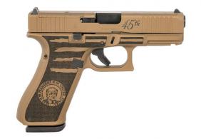 Glock G45 Gen5 Trump Compact Frame 9mm 17+1 4.02" Black GMB Barrel MOS Cut/Serrated Steel Slide Polymer Frame w/ - PA455S204PRESBB Glock G45 Gen5 Trump Compact Frame 9mm 17+1 4.02" Black GMB Barrel MOS Cut/Serrated Steel Slide Polymer Frame w/ - PA455S204PRESBB
