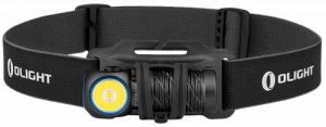 Olightstore Usa Inc PERUN2MINIBKCW Perun 2 Mini Black Anodized 2/15/40/60/250/1,100 Lumens White/Red LED - 1243
