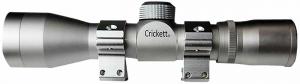 Crickett Compact Silver 4x32mm Scope Includes Rings - KSA054S Crickett Compact Silver 4x32mm Scope Includes Rings - KSA054S